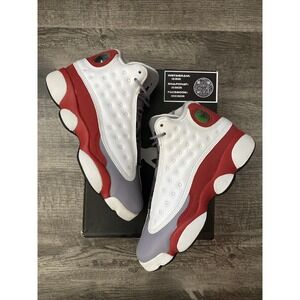 Size 4 boys - Jordan 13 Retro Grey Toe 2014‎ -Nike-414574-126
